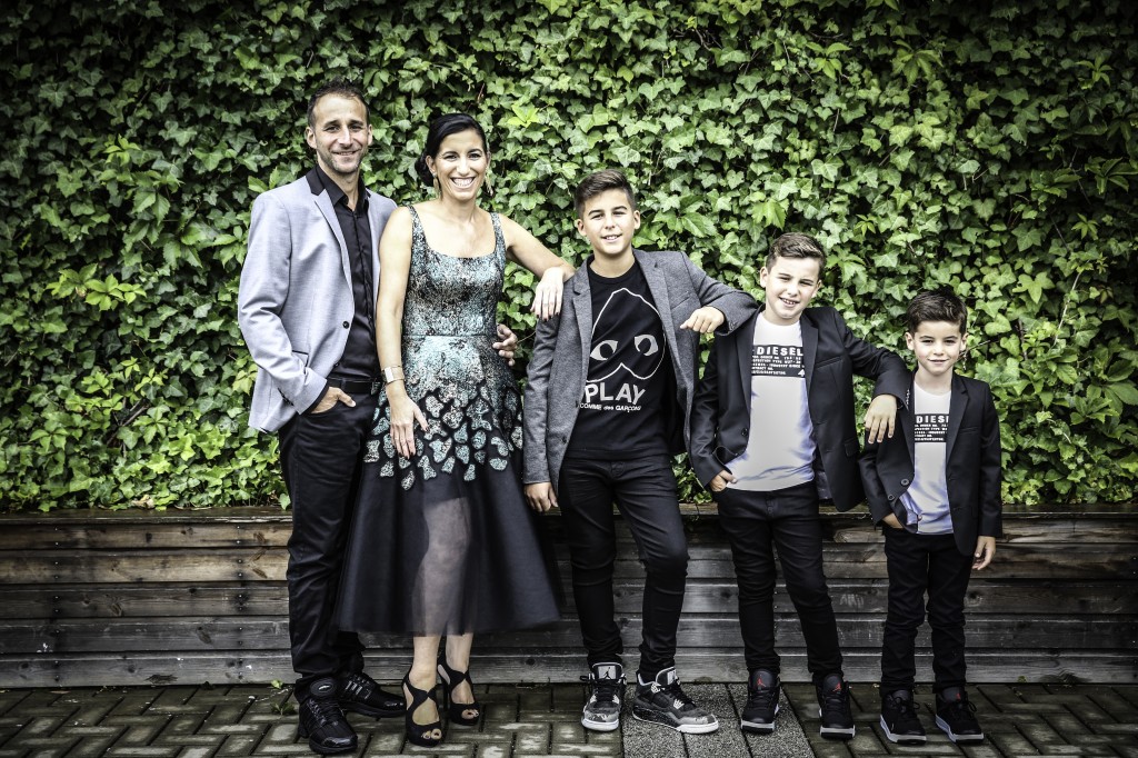 Lee & Eleanor Levenson with Oliver, Aaron & Jay